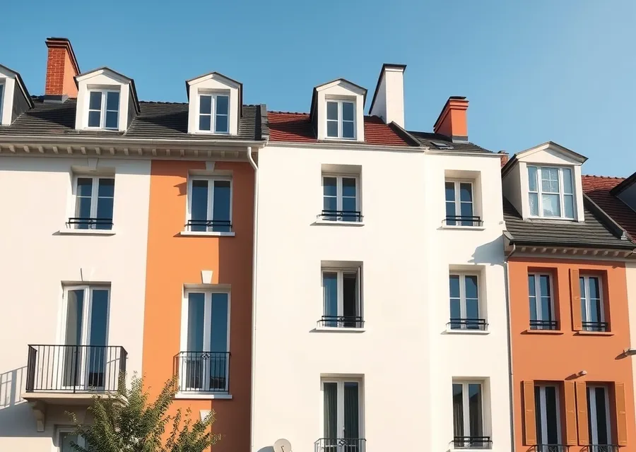 Façade rénovée par un artisan peintre dans le Var